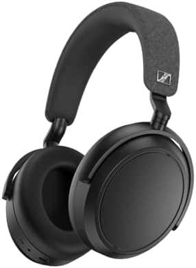 Sennheiser Momentum 4 Wireless Headphones, Bluetooth for Crystal-Clear Calls w/Adaptive Noise Cancellation, 60h Battery Life, Customizable Sound & Lightweight Folding Design, Black/Copper