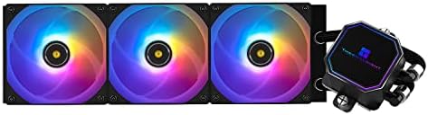 Thermalright Frozen Prism 360 Black AIO Water Cooler,Liquid CPU Cooler, 3×120mm PWM Fans Water Cooling System,1850RPM High Speed,Compatible with AMD/AM4/AM5&Intel LGA1151/1200/2066/1700