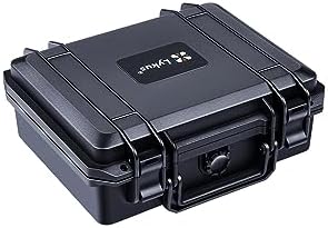 Lykus HC-2710 Portable Waterproof Hard Case with Foam, Camera Case with Customizable Fit Foam,Fit use of Drones,Camera, Equipments, Interior Size 27x16x8 cm