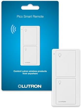 Lutron On/Off Switching Pico Remote for Caseta Smart Home Switch | PJ2-2B-GWH-L01 | White