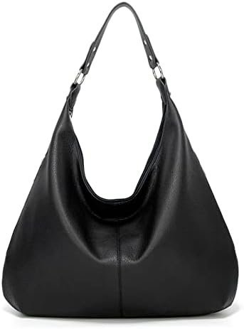 Ashioup Hobo Bags for Women Soft PU Leather Shoulder Bag Vintage Slouchy Handbag with Zipper