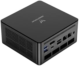 MINISFORUM UM760 Slim Mini PC AMD Ryzen 5 7640HS(6C/12T, up to 4.3GHz) 16GB RAM 1TB SSD Micro Computer, HDMI(4K), DP(4K),USB4(8K) Triple Video Output, AMD Radeon 760M Graphics 2.5G LAN Small PC