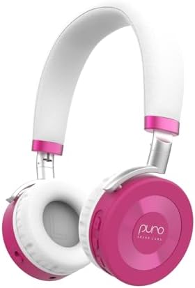 JuniorJam Plus Volume Limiting Headphones for Kids, Foldable & Adjustable Bluetooth Headphones, 22-Hour Battery Life USB-C Charging (Black)