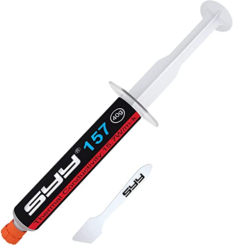 Thermal Paste, SYY 4G with Toolkit CPU Paste Thermal Compound Paste Heatsink for IC/Processor/CPU/All Coolers, Carbon Based High Performance, Thermal Interface Material