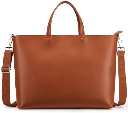KALIDI Tote Bag Zipper Shoulder Bag Faux Leather Purses for Women Large Casual Handbag Work Dating College