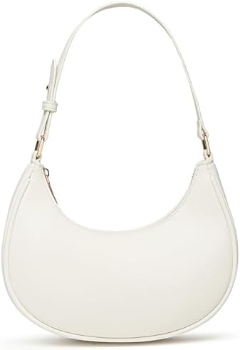Barabum Retro Classic Clutch Shoulder Tote HandBag with Zipper Closure for Women - PuriLite