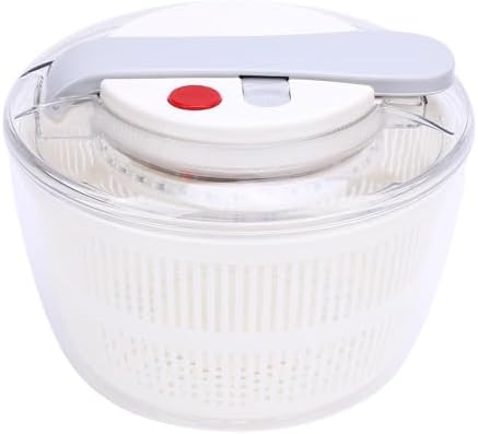 SENECESLI Salad Spinner, Easy Press Vegetable Dryer PP for Lettuce (Black)