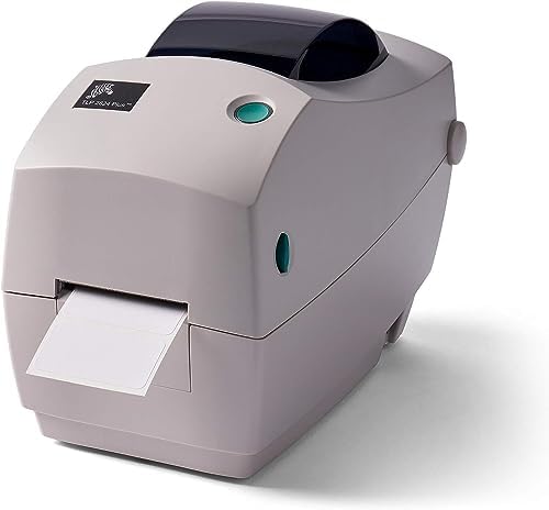 JetSet Label Zebra TLP 2824 Plus Thermal Transfer Desktop Monochrome Printer | 2 in Width | Serial & USB Port Connectivity 282P-101110-00 | Include Jetset Software