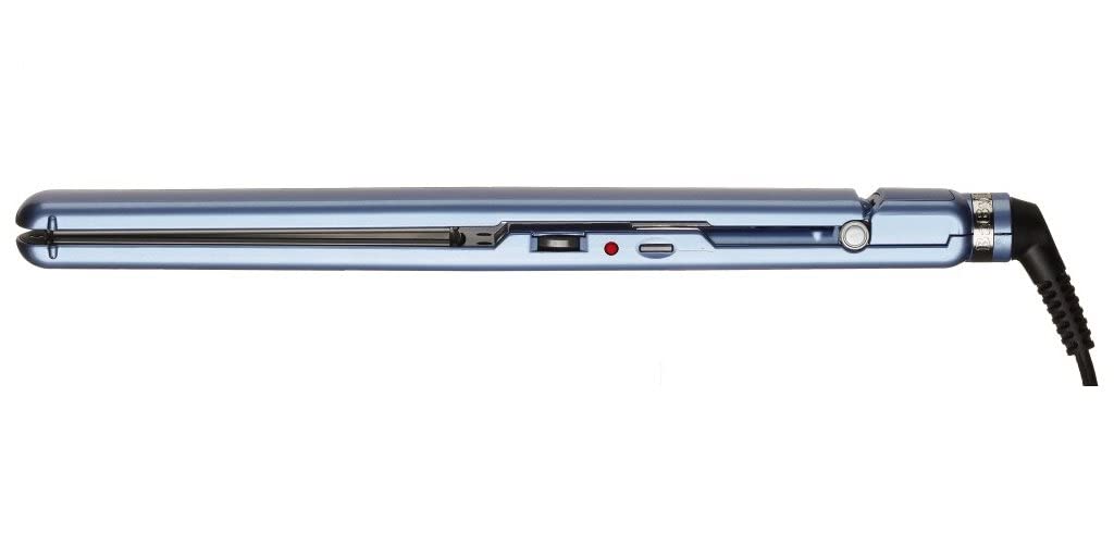 BaBylissPRO Nano Titanium & Ceramic Ultra-Slim Hair Straightener, Extra-Long Dual Voltage Flat Iron with Floating Plates