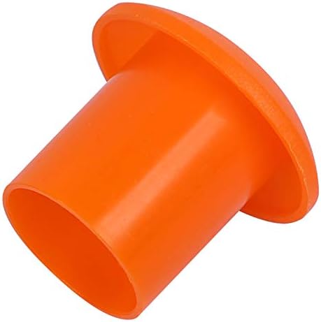 KEILEOHO 100 PCS Orange Plastic Mushroom Rebar Caps - Size #3-#7, 10M - 25M