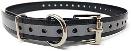 Replacement Strap for Dogtra Collars - 3/4" Wide Ultra-Durable Dog E-Collar Replacement for Training, Bark, Shock, Electric, and GPS Collars - 28" Adjustable Length Solid Black