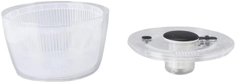 Generic Vegetable Washer Dryer, Anti Slip Base Salad Spinner PP for Home (Large Size(21x15in))