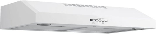 GE 30" 4 Speed Unde the Cabinet Vent Hood White JVX5300DJWWC