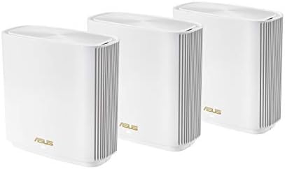 ASUS ZenWiFi Whole-Home Tri-band Mesh WiFi 6E System (ET9 2PK), Coverage up to 5,500 sq.ft, 7800Mbps, new 6GHz band, AiMesh, Lifetime Free Internet Security, Parental Control, EasySetup, Instant Guard