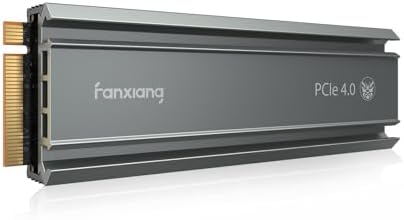 fanxiang S660 M.2 SSD 2TB NVMe for PS5 with Heatsink, Up to 4800MB/s, 3D NAND TLC, PCIe Gen4 Internal Solid State Drive,SLC Cache