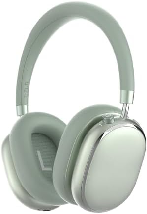 T-fun NC95 Hybrid Active Noise Cancelling Headphones with Knob Control, 65H Playtime Over Ear Headphones Wireless Bluetooth 5.3, App Control, Hi-Res Audio, Comfort Fit, Clear Calls for Travel/Workout