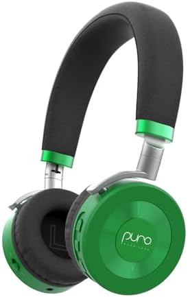 JuniorJam Plus Volume Limiting Headphones for Kids, Foldable & Adjustable Bluetooth Headphones, 22-Hour Battery Life USB-C Charging (Black)