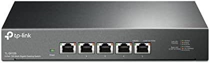 TP-Link TL-SX1008 | 8 Port 10G/Multi-Gig Unmanaged Ethernet Switch | Desktop/Rackmount | Plug & Play | Sturdy Metal Casing | Limited Lifetime Protection | Speed Auto-Negotiation