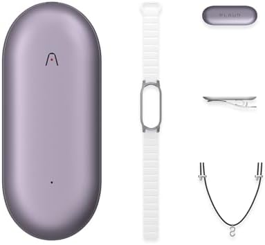 AI Voice Recorder, PLAUD NotePin Voice Recorder w/kit, App Control, AI Notetaker, AI Transcribe & Summarize Support 112 Languages, 64GB Memory, Audio Recorder for Lectures, Meetings, Calls, Purple