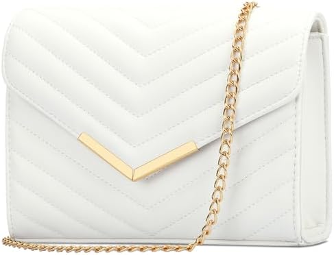 KKXIU Women Formal Vegan Leather Evening Envelope Clutch Purses and Handbags for Party Wedding Prom Bridal - PuriLite