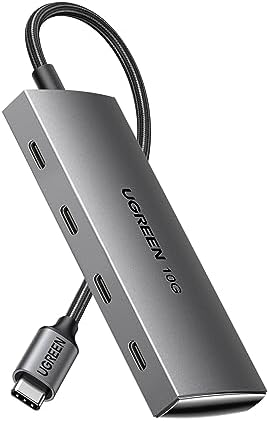 UGREEN USB C Hub 10Gbps, 4 Ports USB C 3.2 Gen 2 Hub USB C Splitter with 4 USB C 3.2 Ports, Type C 3.2 hub Expander, Compatible with MacBook, Chromebook, iOS, Android