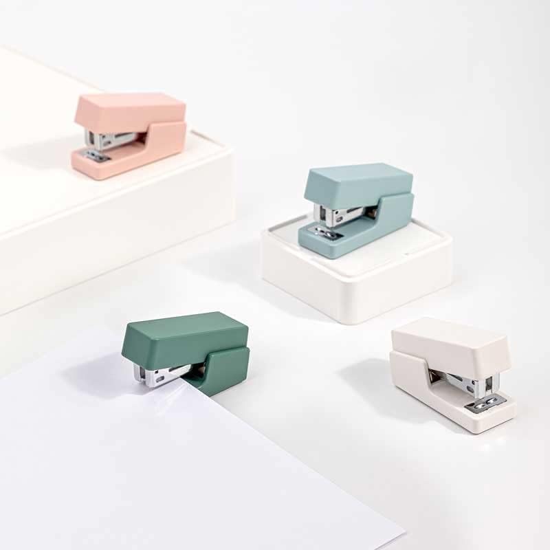Mini Stapler Set Portable Color Paper Binding Machine Using 24/6/26/6 Staples Stationery Office Supplies