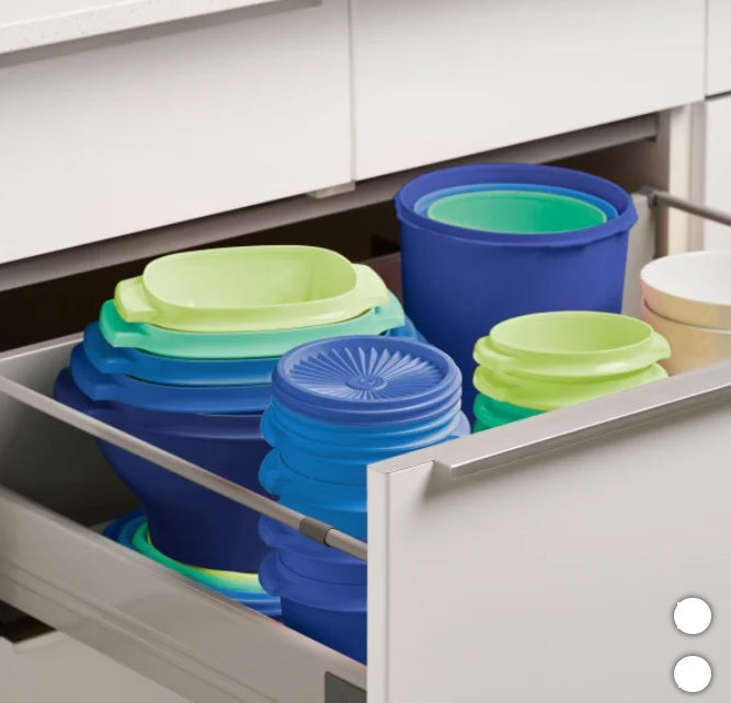 Tupperware Heritage Collection Food Storage Containers, 32-piece