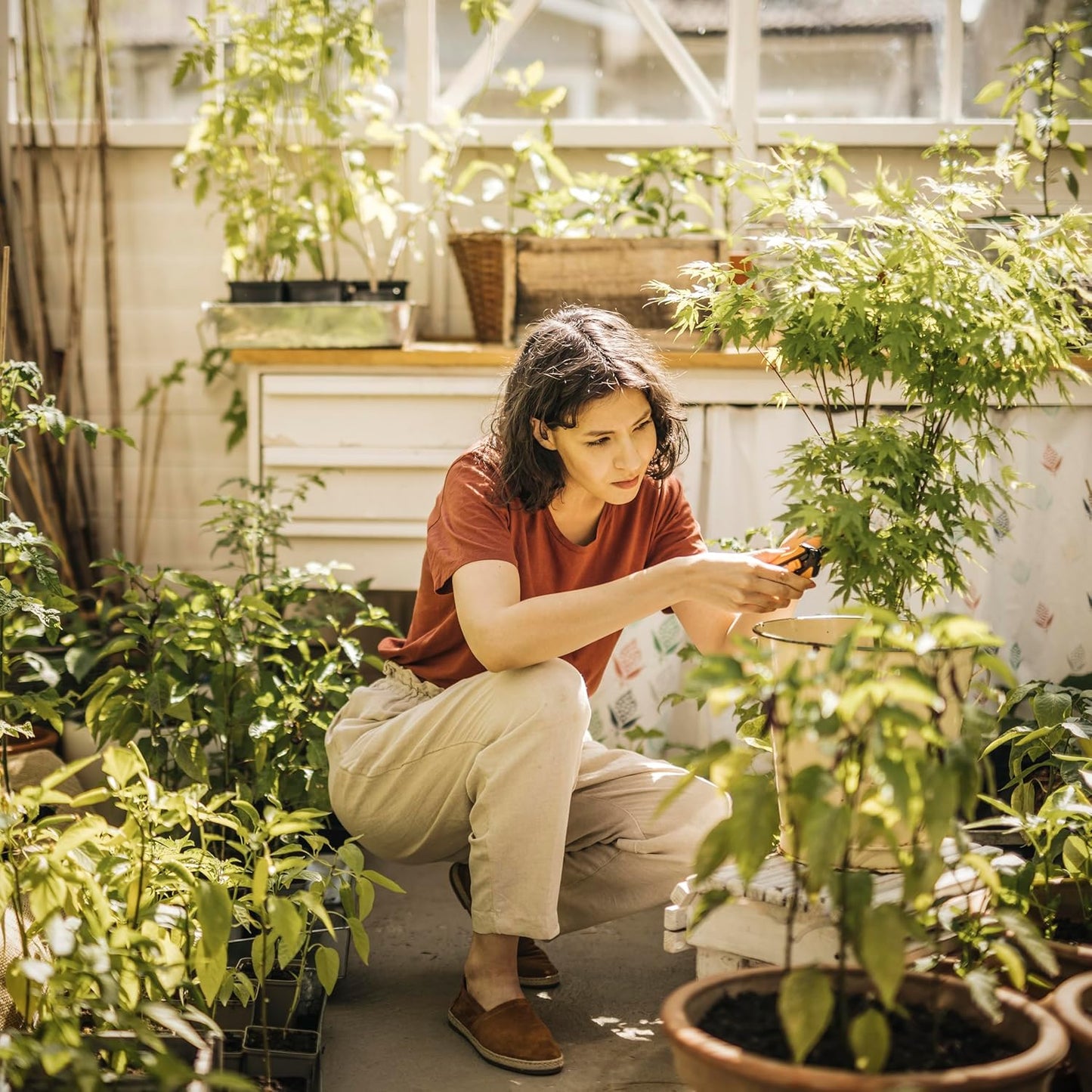 Fiskars Non-Stick Softgrip Micro-Tip Pruning Snip