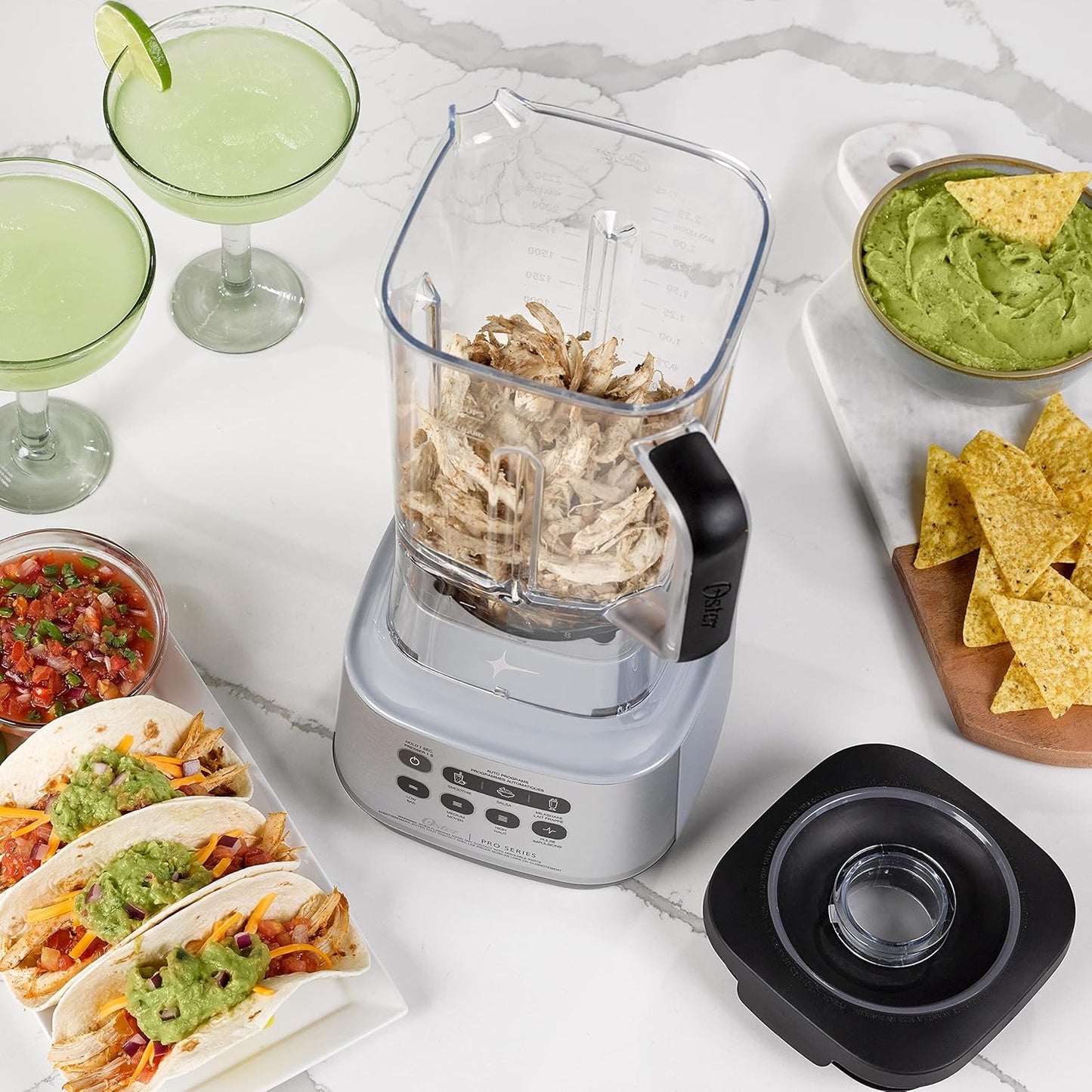 Oster XL Professional Blender with 9-Cup Tritan Jar, Tamper Tool and Powerful, High Performance 1000-Watt Motor - Grey
