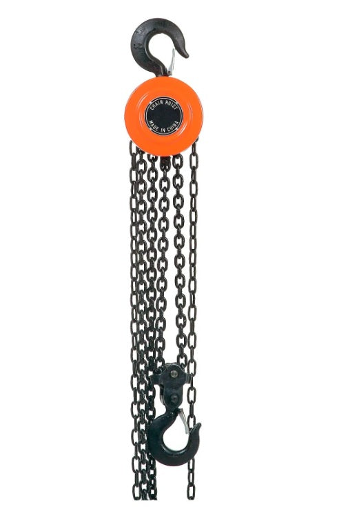 Global Industrial™ Manual Chain Hoist, 20' Lift, 4,000 Lb. Capacity