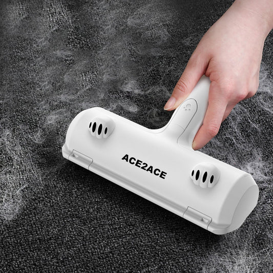 Pet Hair Remover Roller, ACE2ACE Reusable Animal Hair Removal Brush for Dogs and Cats, Self Clean Pet Fur from Carpet, Furniture, Rugs, Laundry, Clothes and Bedding, Sofa - PuriLite
