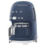 Smeg 50’s Style 10 Cup Programmable Coffee Maker Machine, Navy - PuriLite