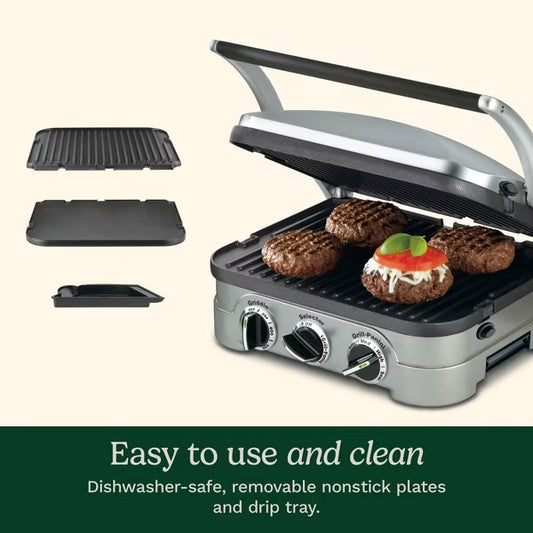 Cuisinart Electric Griddler Stainless Steel - PuriLite