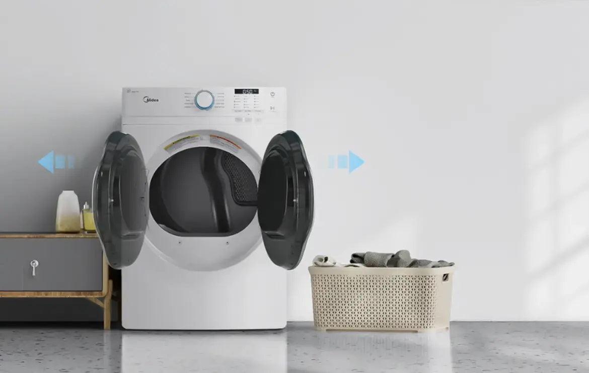 8.0 Cu. Ft. Electric Dryer | Sensor Drying and Stackable Design
