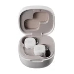 Audio-Technica ATH-SQ1TWWH Earbuds, White - PuriLite