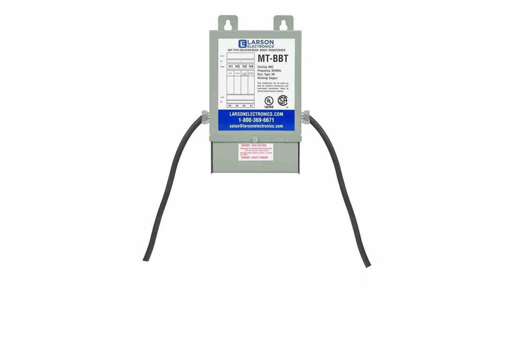 1 Phase Buck & Boost Prewired Step-Up Transformer - 208V Primary - 240V Secondary - 31.2 Amps - 50/60Hz