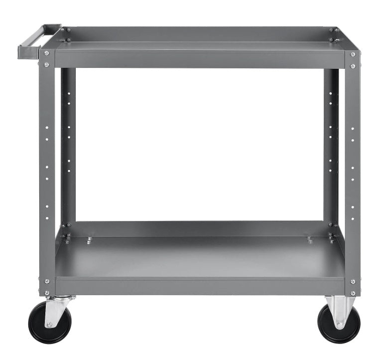Global Industrial™ Steel Stock Cart w/2 Shelves, 500 lb. Capacity, 36"L x 24"W x 36"H