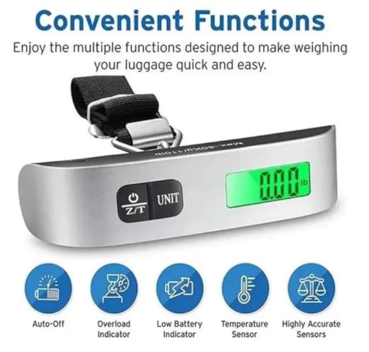 Purilite Select Portable Digital Hanging Luggage Scale