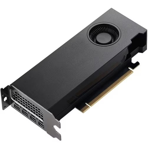 PNY Quadro RTX A2000 12GB Professional Graphic Card 12GB GDDR6, PCI Express 4.0 x16, Dual Slot, 4x MiniDisplayPort, 8K Support, Ultra-quiet active fan