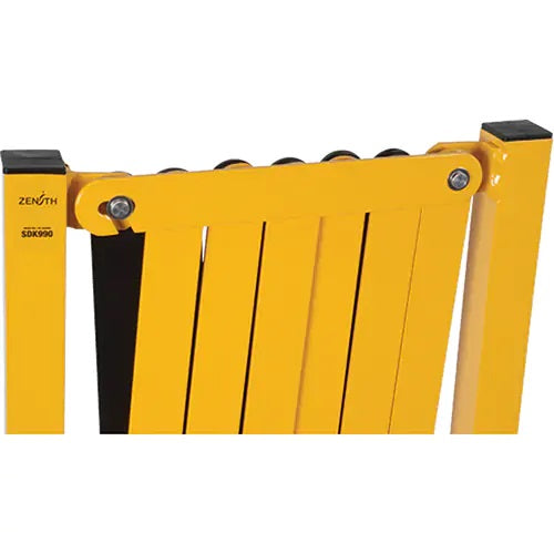 Expandable Barrier, 37" H x 11' L, Black/Yellow