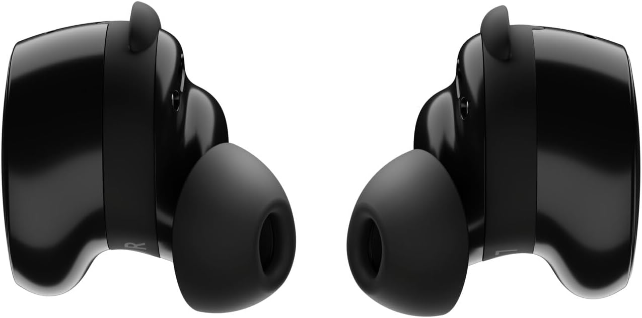 Bose QuietComfort Wireless Noise Cancelling Earbuds, Lifestyle Bluetooth Earbuds with Active Noise Cancellation, Up to 8.5 Hours of Battery Life, Black