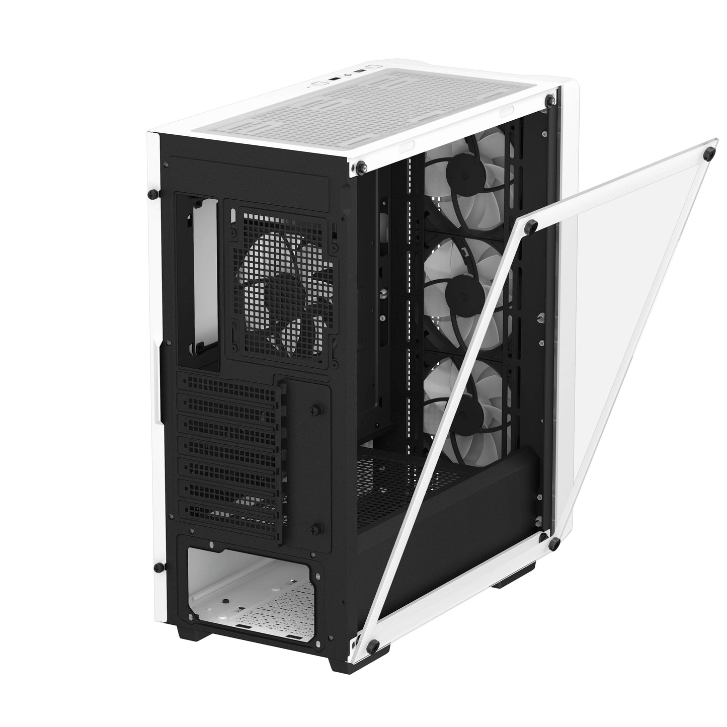 DeepCool-CC560-V2-White-Mid-Tower-ATX-PC-Case-Tempered-Glass - PuriLite