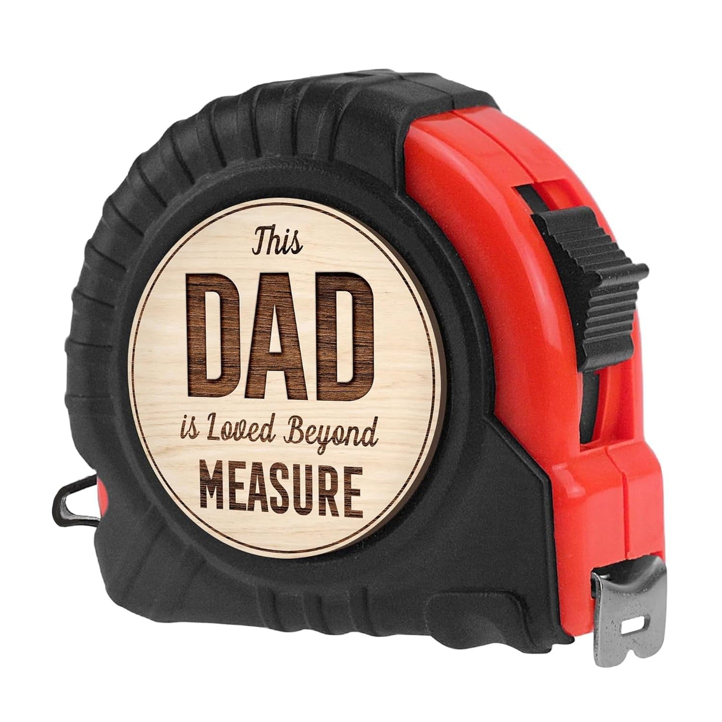 Father's Day Gifts for Dad, Personalized Engraved Tape Measure, Christmas Birthday Fathers Day Gift Ideas from Daughter Son, Woodworking Carpenter Tool Gifts for Men Step Dad