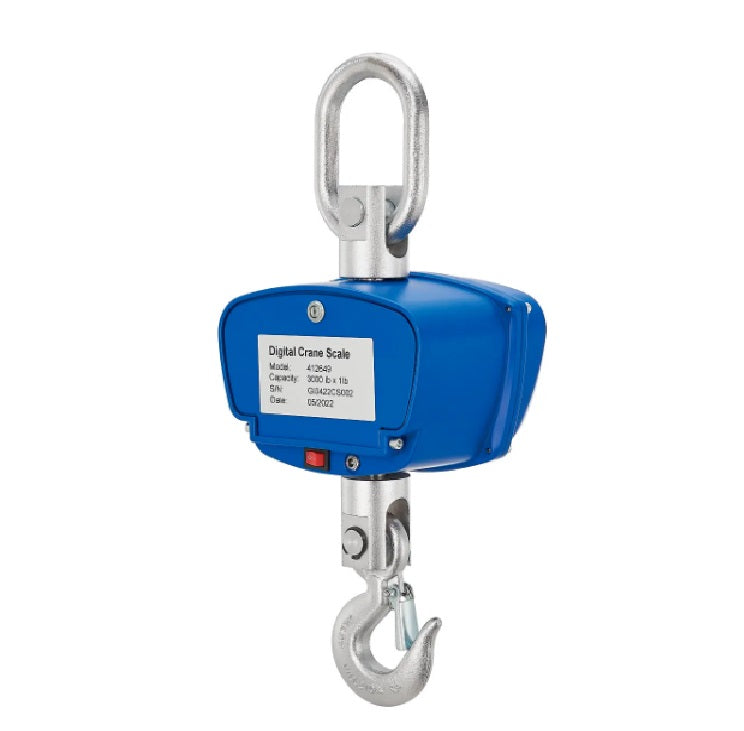 Global Industrial™ LED Digital Crane Scale w/ Remote, 3,000 lb x 1 lb