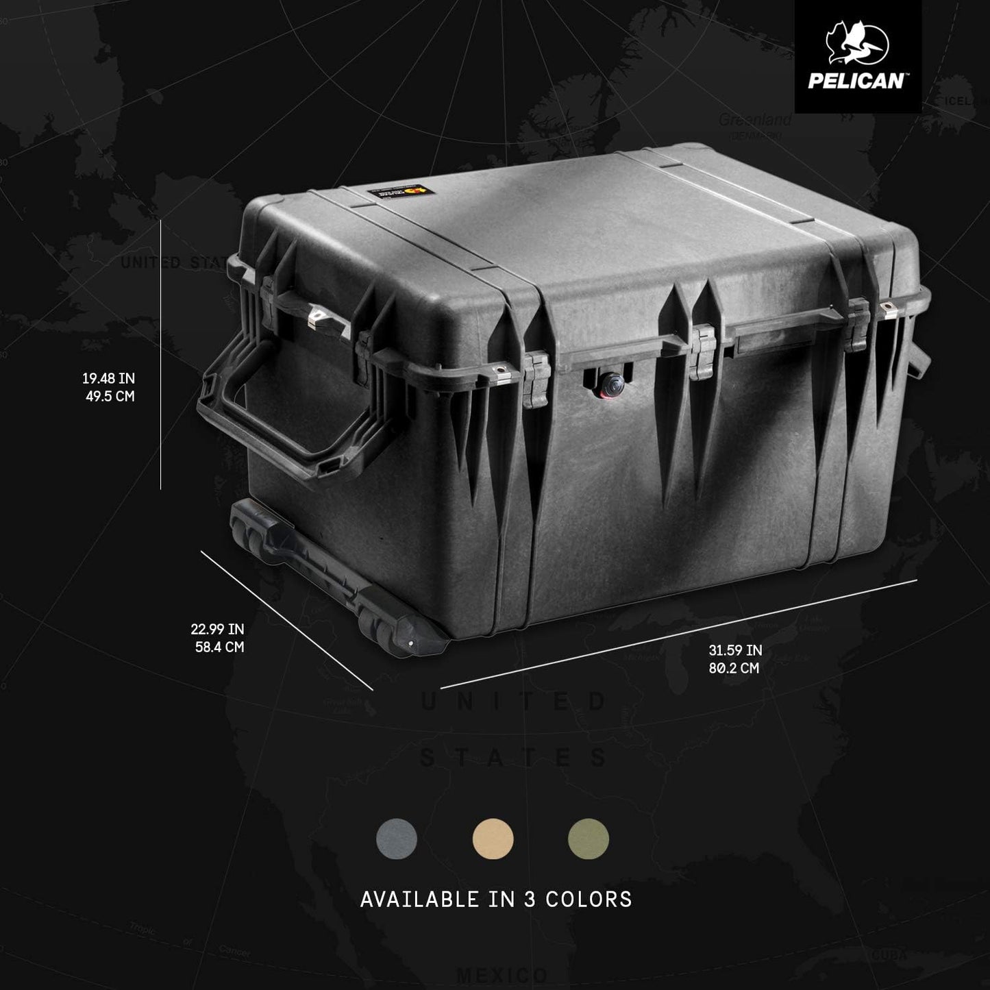 Pelican 1660-020-110 1660 Case with Foam (Black)