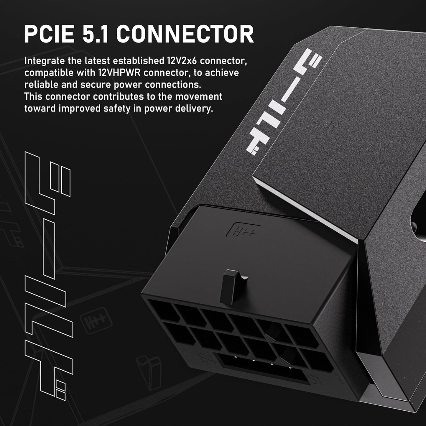 EZDIY-FAB PCIe 5.1 Adapter - 600W 12+4pin,16pin 12VHPWR GPU Power Connector,12V-2x6 GPU Adapter,90 Degree Right Angle - Compatible with RTX 3090Ti, 4070Ti, 4080, 4090 GPU - RVS Type, White, 1 Pack