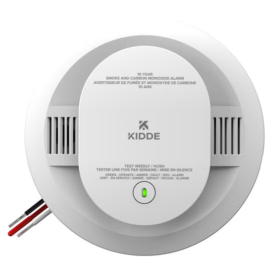 Kidde 120V Hardwired Smoke and Carbon Monoxide Alarm 2-Pack