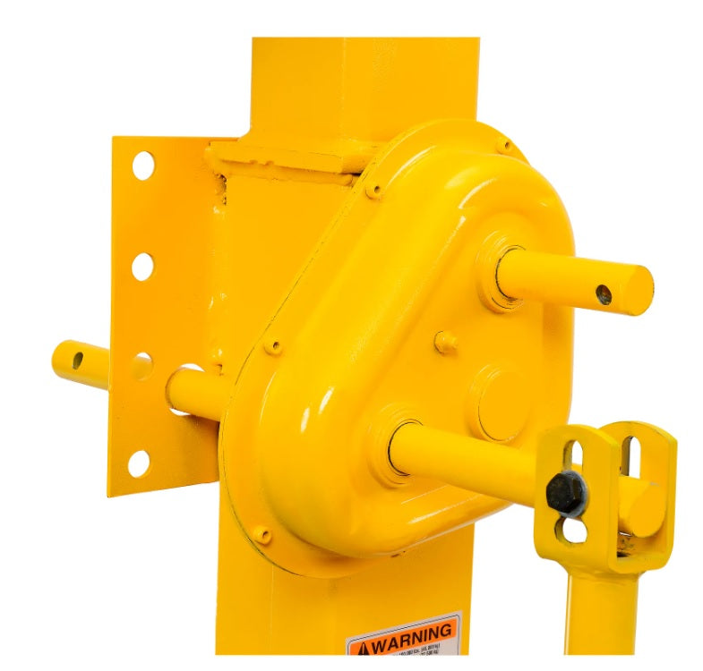 Global Industrial™ Hand Crank Trailer Stand, Semi-Pneumatic Wheels, 100,000 Lb. Static Cap.