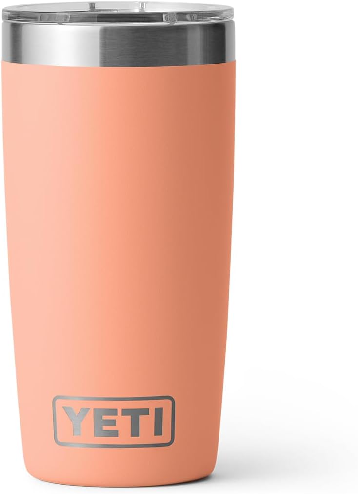 YETI Rambler 10 oz Tumbler, Stainless Steel, Vacuum Insulated with MagSlider Lid, White