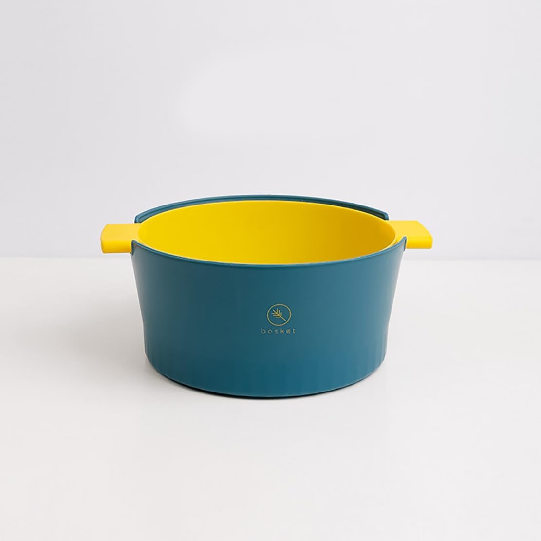 Kitchen Washbas Food Strainer Drain Basket Rotating Drainer Double-Layer Basin Vegetable Fruit Washing Strainer